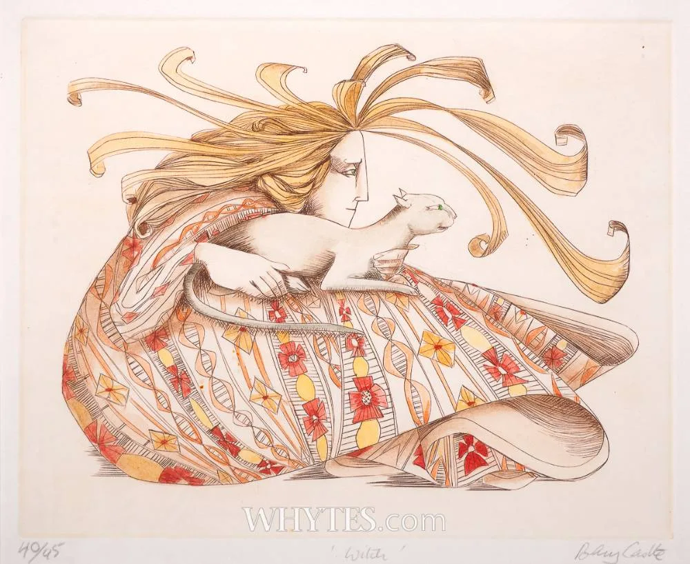 Barry Castle, WITCH, lithograph; (no. 40 from an edition of 45)