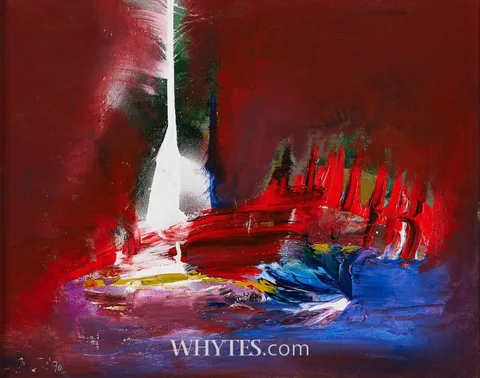 Gerald Davis, ENTER IN, oil on canvas