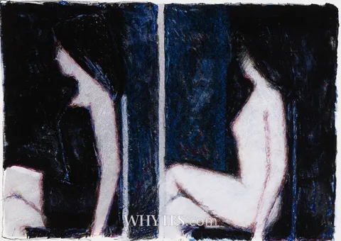 John Shinnors, SATURDAY AFTERNOON, 2002/3, hand-coloured lithograph; (no. 14 from an edition of 18)