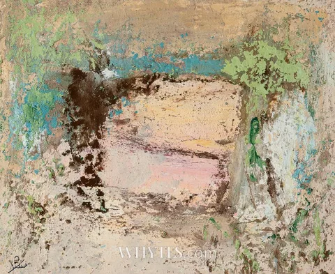 John Kingerlee, HOLIDAY, 2021, oil and mixed media on board