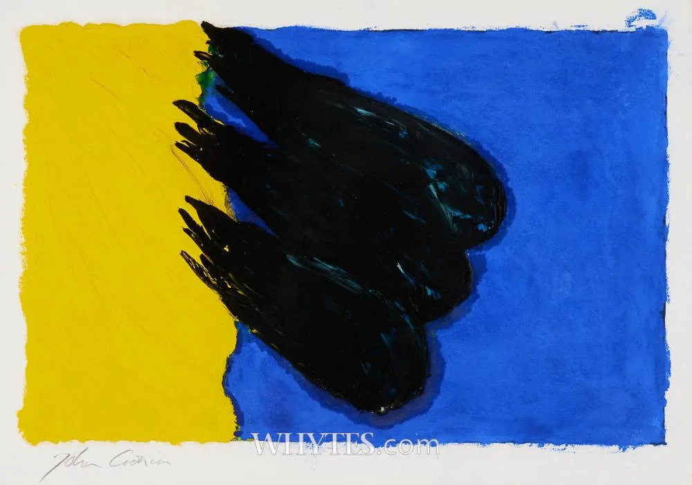 John Cronin, UNTITLED, acrylic on card