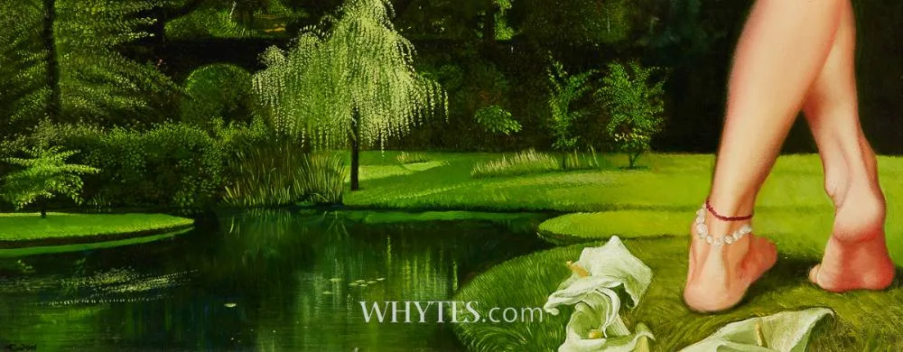 Anthony Christian, DANCING IN PARADISE, 2001, oil on board