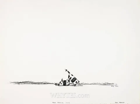 John Kelly, MORE FUCKING COWS, 2000, pencil