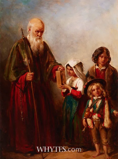 Richard Buckner, THE BLESSING, oil on board