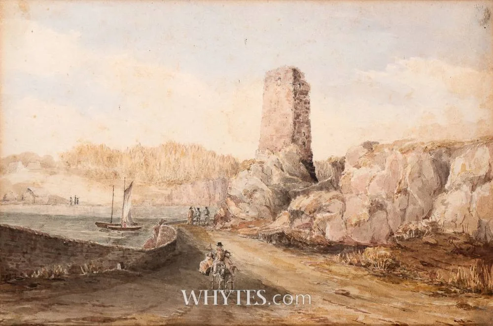 J. W. E Doyle, FERRY, CARRICK, watercolour