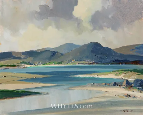 George K. Gillespie, LOUGH FEE, COUNTY GALWAY, oil on canvas