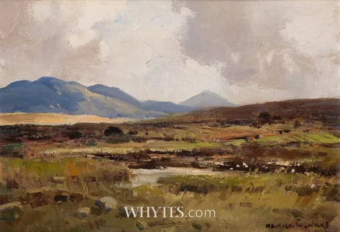 MOUNT ERRIGAL FROM ROSSES, COUNTY DONEGAL by Maurice Canning Wilks, oil on canvas, offered Dec 2025