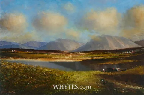 Norman J. McCaig, RETURNING HOME, oil on canvas