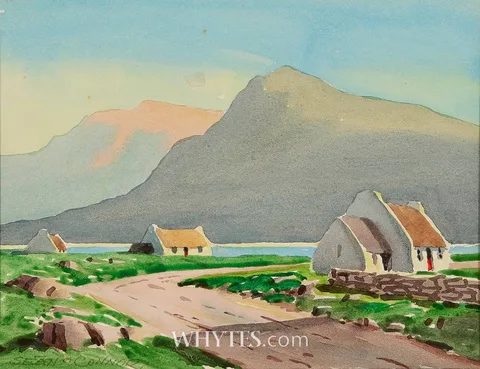Seán O'Connor, KERRY SCENE, watercolour