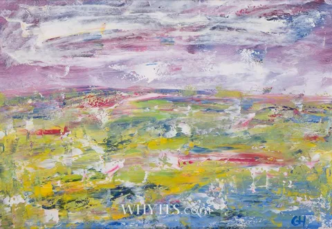 Geraldine Hone, MIST COMING TOWARDS TOE HEAD, NEAR CASTLETOWNSHEND - A MEMORY, 2000, oil on board