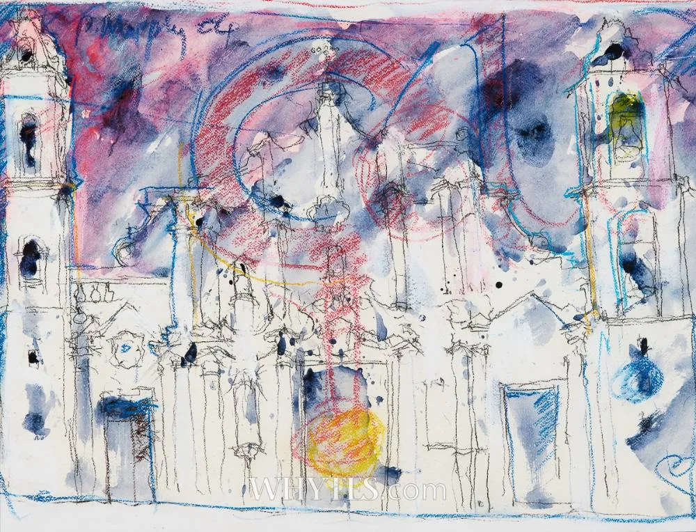 P. Murphy, MONUMENT STUDY, 2004, mixed media