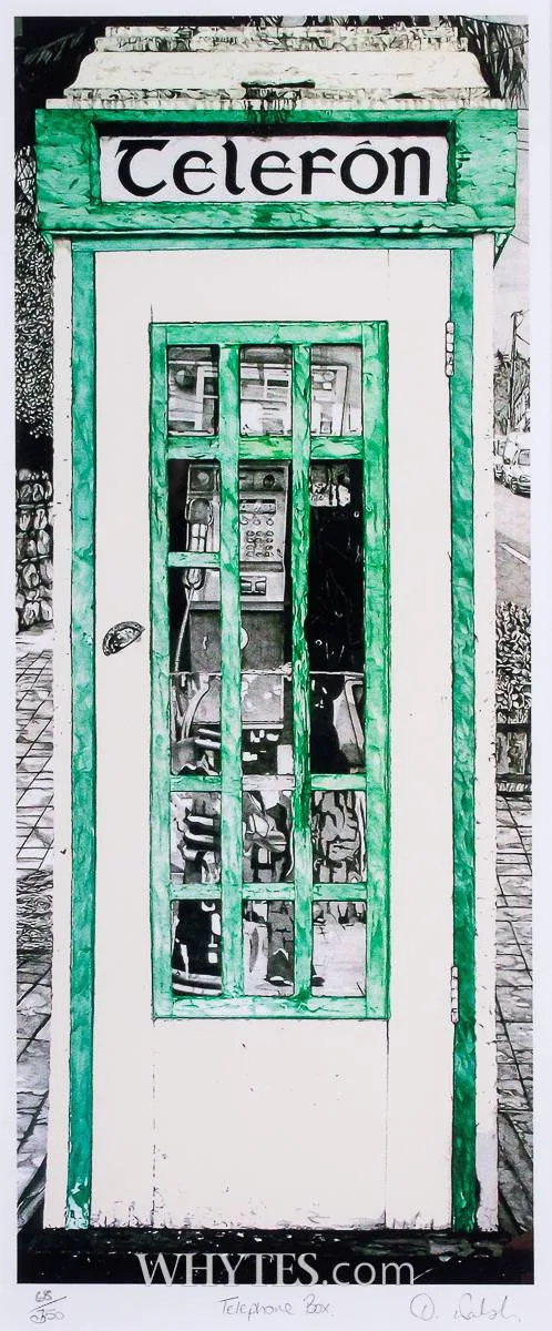 Orla Walsh, TELEPHONE BOX, giclée print; (no. 68 from an edition of 350)