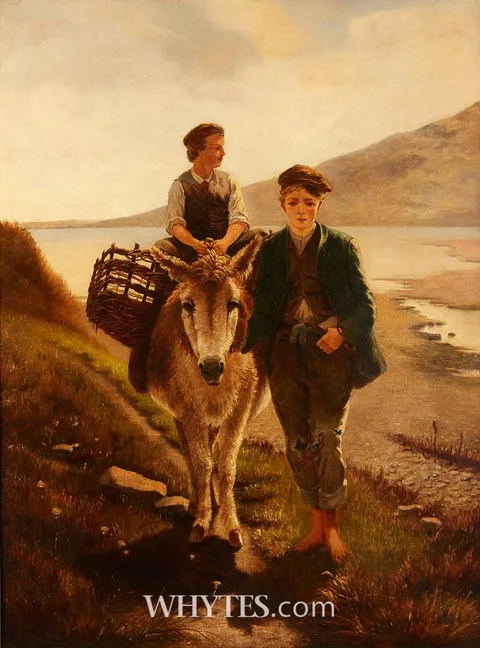 Augustus Nicholas Burke, PAT AND DAN, oil on canvas
