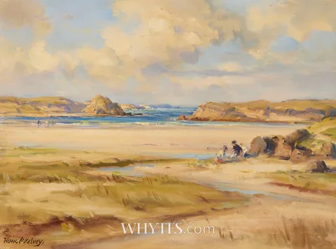 Frank McKelvey, BALLYHOORISKY POINT, COUNTY DONEGAL, oil on canvas