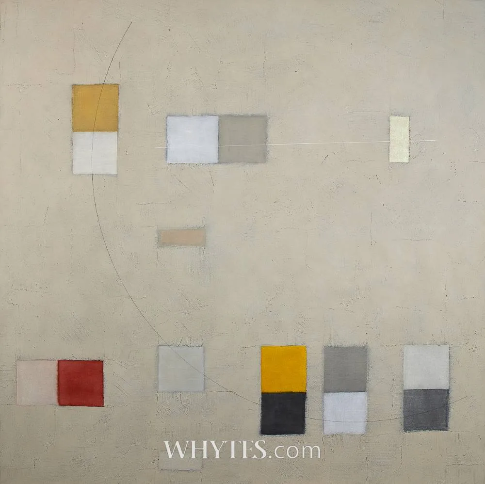 WHITE SHIFTING by Felim Egan, 2008, oil on canvas; (unframed), sold Dec 2025