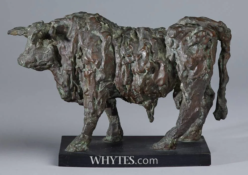 BULL by John Behan, 1975, bronze; (unique), offered Dec 2025