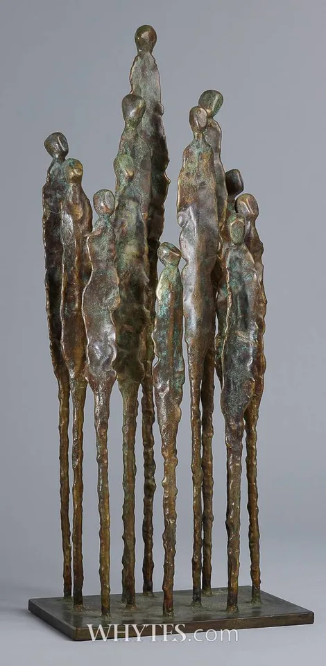 Rowan Gillespie, IMAGINE [THE FRAILEST REED], 2006, bronze; (no. 3 from an edition of 9)
