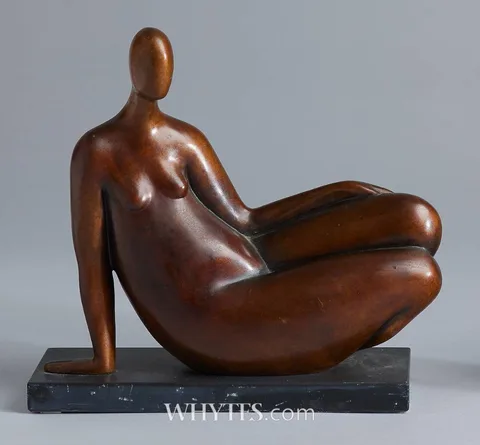 Ana Duncan, OBSERVER, bronze; (no. 2 from an edition of 9)