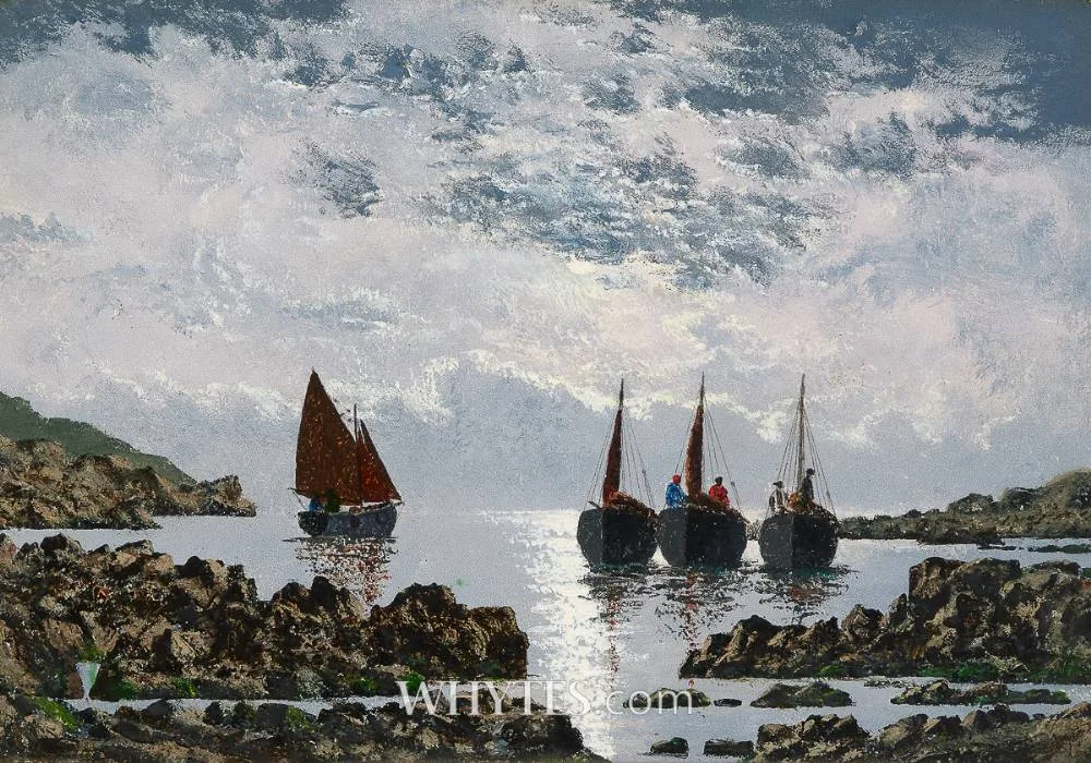 Ciaran Clear, HOOKER HAVEN, oil on board