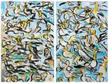 Elizabeth Cope, BIRDS IN OUR SALTEE ISLANDS, 2003 [DIPTYCH]