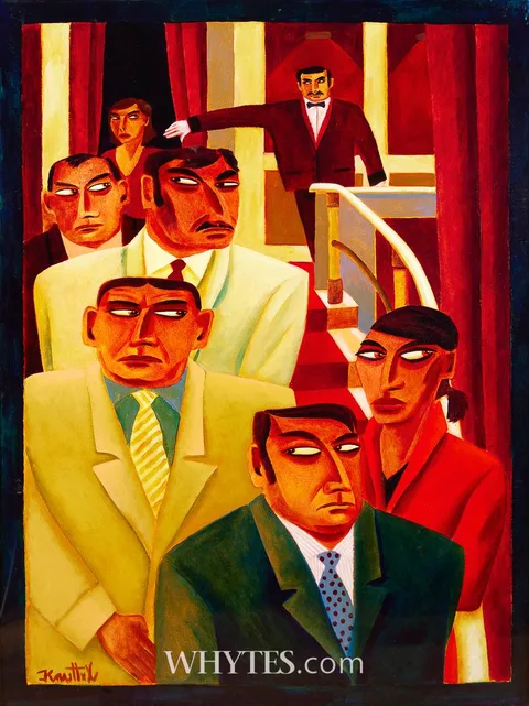 Graham Knuttel, AFTER THE SHOW, oil on canvas