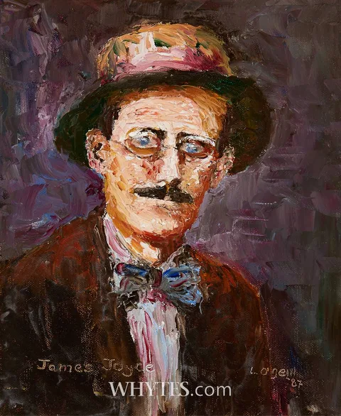 Liam O'Neill, JAMES JOYCE, 1987, oil on canvas