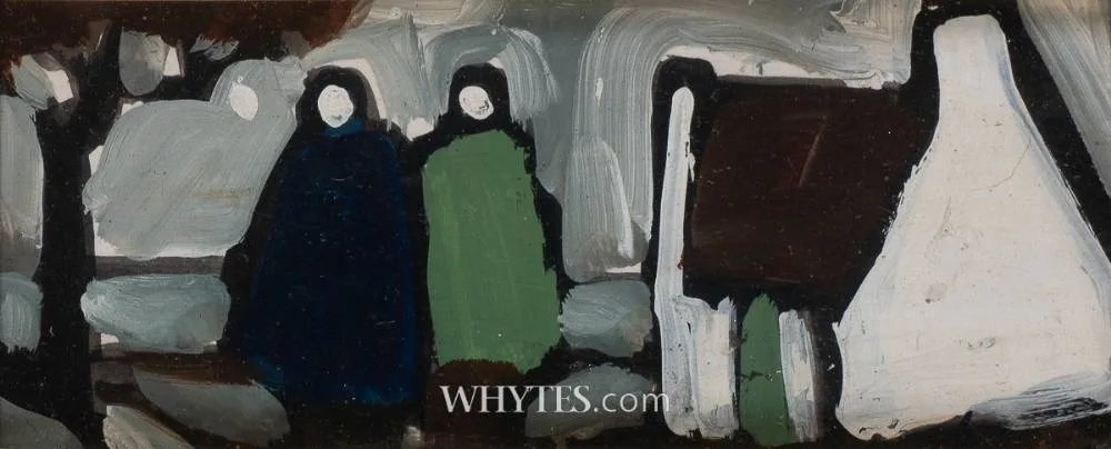 Markey Robinson, GOING HOME, oil on card