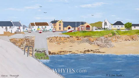 ÓSTÁN THORAIGH by Ruairi Rodgers, oil on board, sold Oct 2025