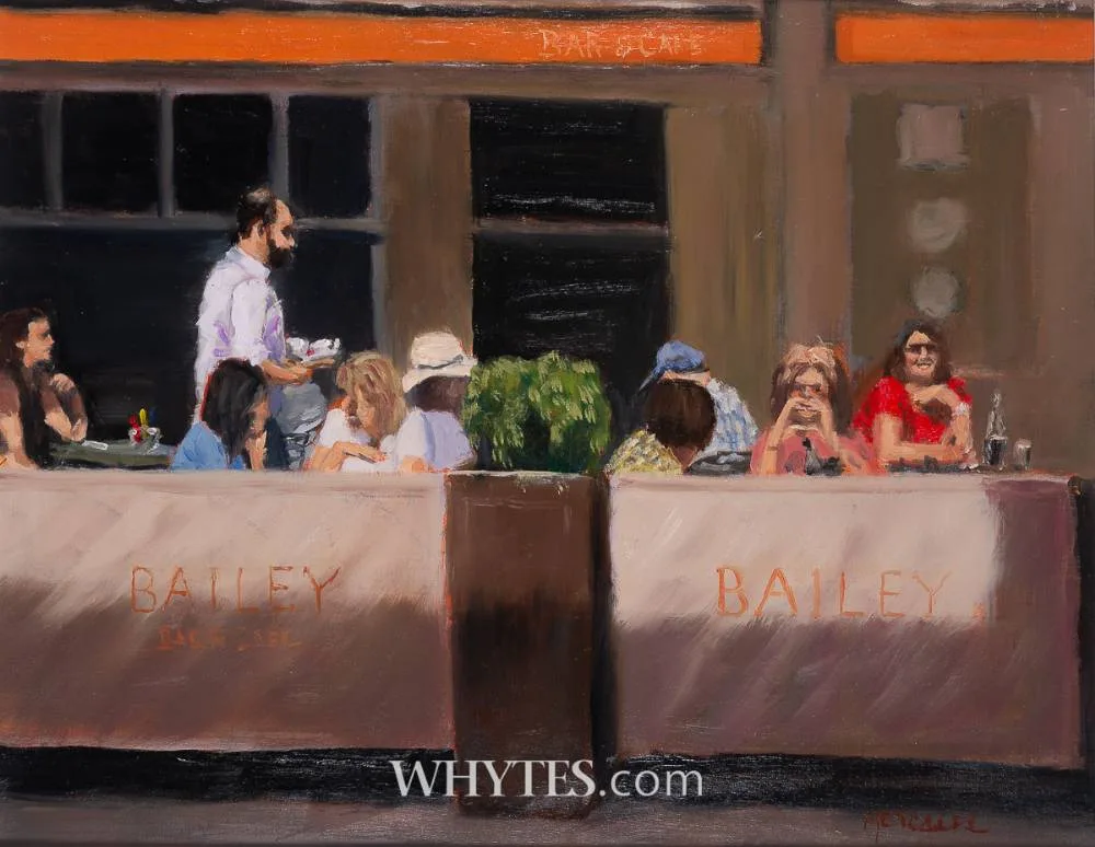 THE BAILEY, DUBLIN by Peter 'Metcalfe' O'Connor, 2025, oil on canvas, sold Oct 2025