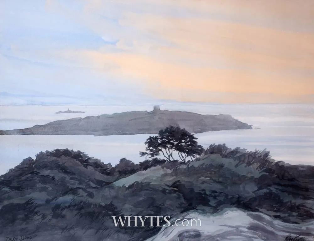 DALKEY ISLAND, COUNTY DUBLIN by Peter Knuttel, watercolour, sold Oct 2025