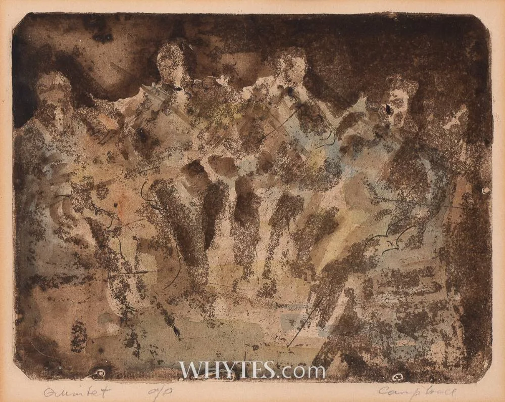QUINTET by George Campbell, carborundum print; (artist's proof); (unframed), sold Oct 2025