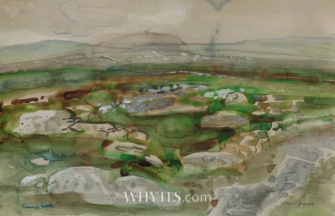 CONNEMARA by George Campbell, gouache; (unframed), sold Oct 2025