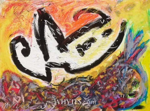 Michael Mulcahy, WARRIOR'S SONG NO. 10, mixed media