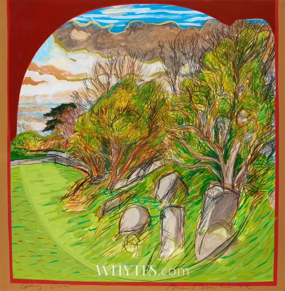 Brian Bourke, SPRING OWER, 1992, mixed media
