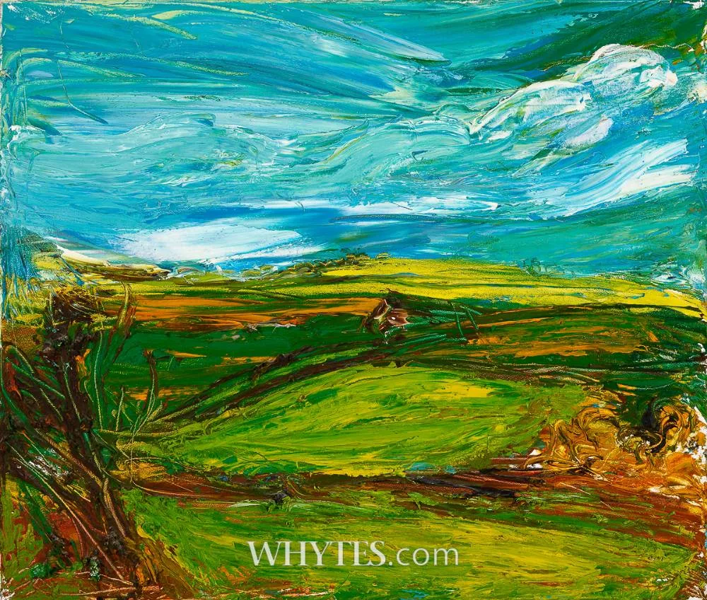 LANDSCAPE by Sean Fingleton, oil on canvas, sold Oct 2025