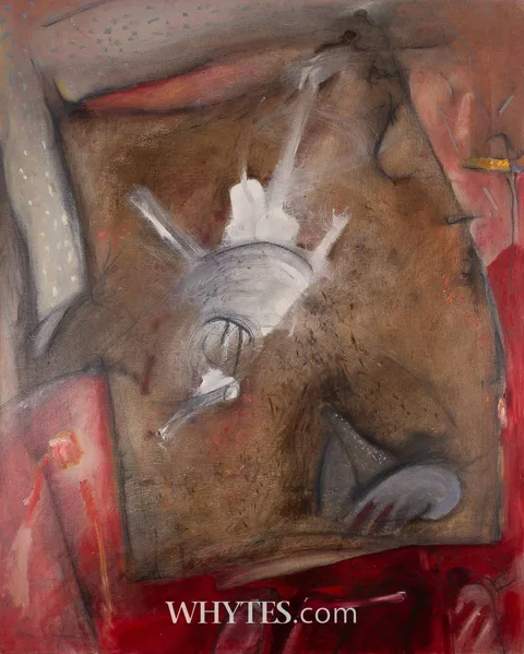 Katherine Boucher Beug, UNTITLED, oil on canvas; (unframed)