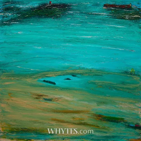 Willie Evesson, DUBLIN BAY, oil on canvas; (unframed)