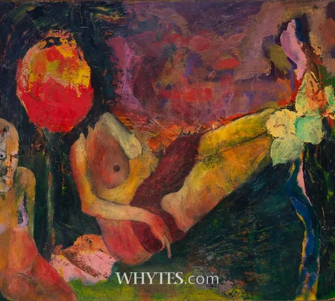Jacinta Feeney, FLOWER GIRL, oil on board