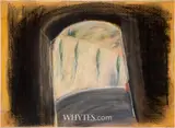 Veronica Bolay, NEAR THE ARCH, IN A TUSCAN MOUNTAIN VILLAGE