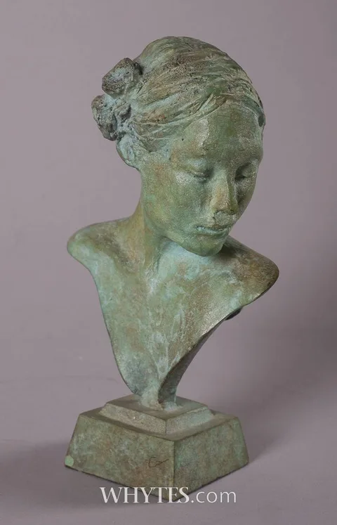 Paddy Campbell, HEAD STUDY, 2006, bronze; (no. 47 from an edition of 300)