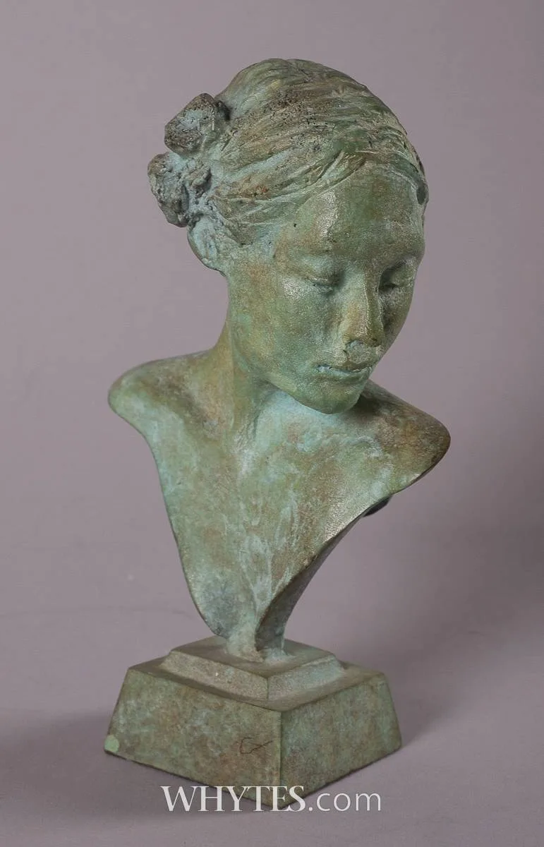 HEAD STUDY by Paddy Campbell, 2006, bronze; (no. 47 from an edition of 300), sold Oct 2025