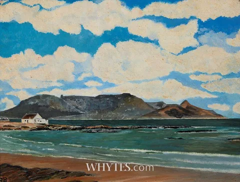 Robert Burns, CAPE OF GOOD HOPE, SOUTH AFRICA, 1924, oil on board