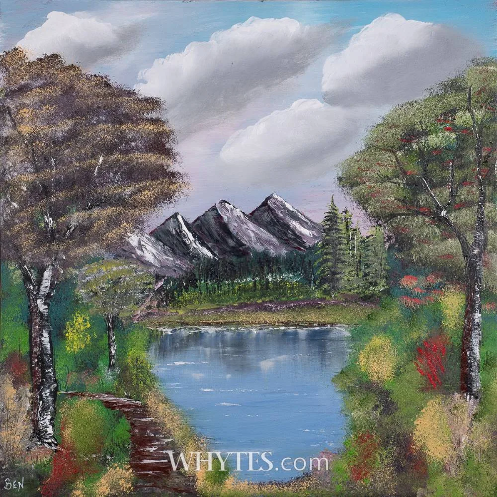 FOREST LAKE by Ben van Heerden, 2024, oil on canvas, offered Oct 2025