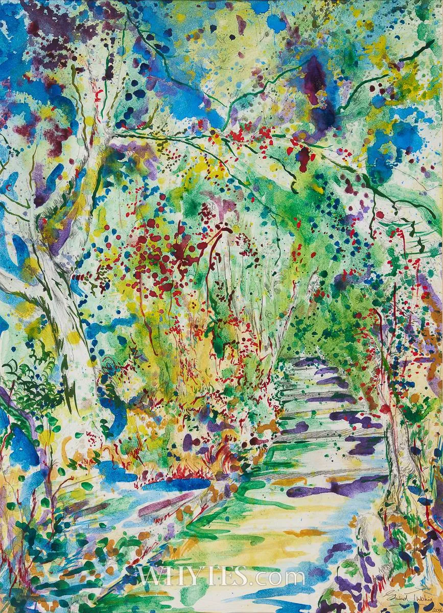 Edward Twohig, BILL'S GARDEN AT 12 BRISTOL GATE, 2006 and INSPIRED BY KEW GARDENS, mixed media on paper; (1); etching; (1); (artist's proof from an edition of 25)
