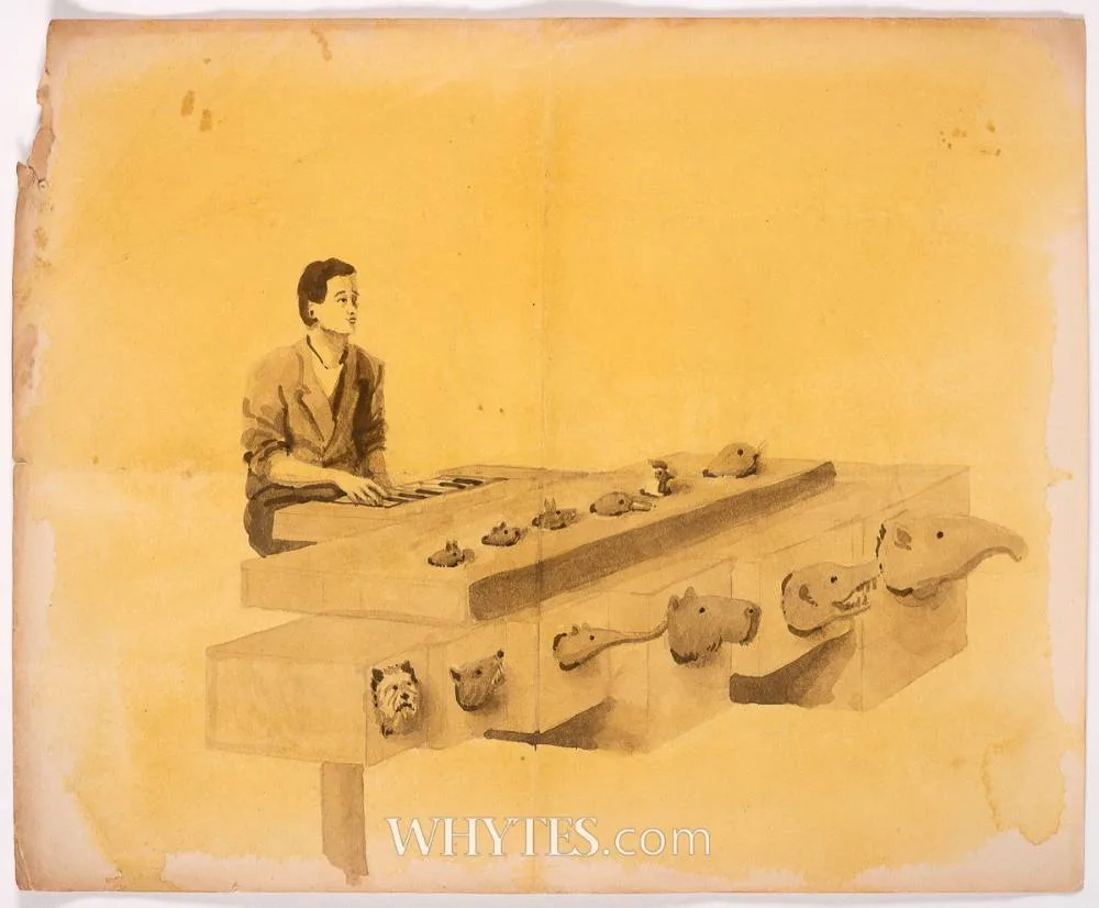 UNTITLED by Eoin McHugh, 2005, acrylic on paper, offered Oct 2025