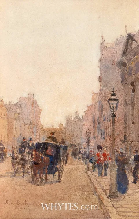 Rose Maynard Barton, ST. JAMES' STREET, LONDON, 1894, watercolour