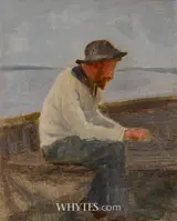 Dermod O'Brien, SEATED FISHERMAN