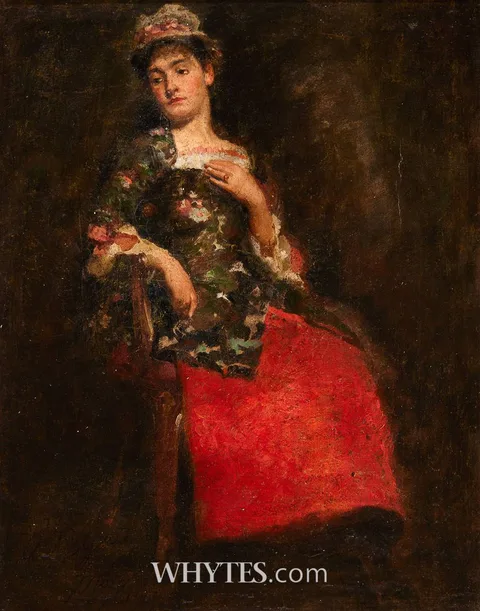 John Butler Yeats, PORTRAIT OF A LADY, MAY, 1909, oil on canvas