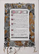 Harry Clarke, ILLUMINATED ADDRESS TO JIM BRINDLEY FOR HIS 50 YEARS SERVICE TO THE WARD UNION HUNT