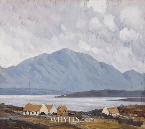 Paul Henry, IN CONNEMARA, oil on panel
